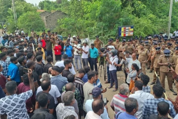 தையிட்டி போராட்டம்; அச்சுறுத்தும் நடவடிக்கையில் பொலிஸார்!