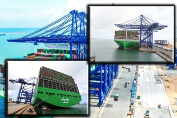 கொழும்பு துறைமுகத்தை வந்தடைந்த மிகப்பெரிய கப்பல்