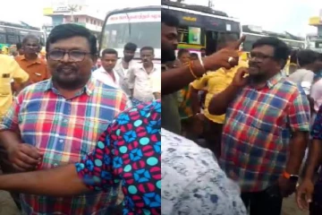 ஜூஸ் பாட்டிலில் இருந்த படத்தால் ஆத்திரம் - நடிகர் பெஞ்சமினை விரட்டிய மக்கள்