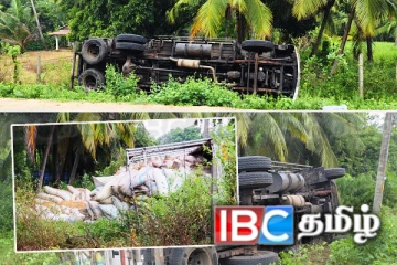 தெய்வாதீனமான முறையில் உயிர் தப்பிய சாரதி!