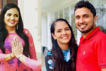 හැමෝම ආදරේ කරන හදවතේ ගායිකාව ශශිකා නිසන්සලා එයාගේ සැමියා එක්ක... (PHOTOS)