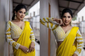 பிக் பாஸ் சாக்ஷி அகர்வால் சேலையில் எப்படி உள்ளார் பாருங்க.. லேட்டஸ்ட் போட்டோஸ் இதோ