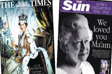 ராணியார்  குறித்து பிரிட்டன் நாளேடுகள் கவலை!