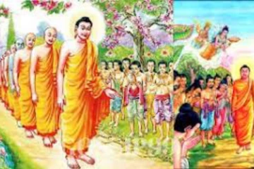 ශාසන ඉතිහාසයේ වැදගත් සිදුවීම් රැසක් සිදුවූ මැදින් පොහොය අදයි..