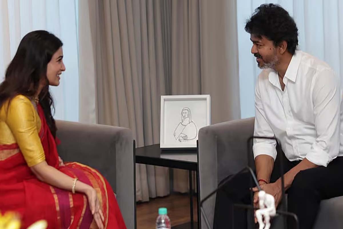 முதல்வர் விஜய்யை சந்தித்த சமந்தா... வெளியிட்ட இன்ஸ்டா பதிவு | Actress Samantha Meet Cm Vijay Insta Post Viral முதல்வர் விஜய்யை சந்தித்த சமந்தா... வெளியிட்ட இன்ஸ்டா பதிவு | Actress Samantha Meet Cm Vijay Insta Post Viral