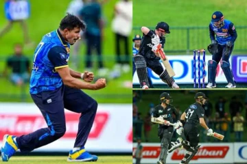 தட்டித்தூக்கிய தீக்ஷணா, வாண்டர்சே! மொத்தமாக சுருண்ட நியூசிலாந்து