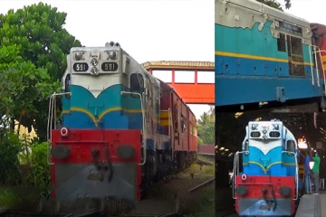 கொழும்பில் இயக்கப்படும் சுனாமி புகையிரதம்