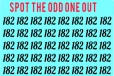 Optical illusion:கண்களுக்கு வித்தை காட்டும் படத்தில் இலக்கம் '132' எங்கே உள்ளது