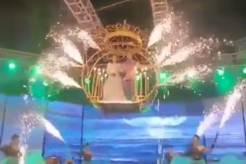 மாஸாக என்ட்ரி கொடுக்க நினைத்த மணமக்கள்: நொடிப்பொழுதில் அரங்கேறிய அசம்பாவிதம்