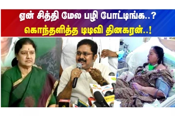 "தேவையில்லாமல் என் சித்தி மீது பழி போட்டார்கள்" - டிடிவி தினகரன் பரபரப்பு பேட்டி