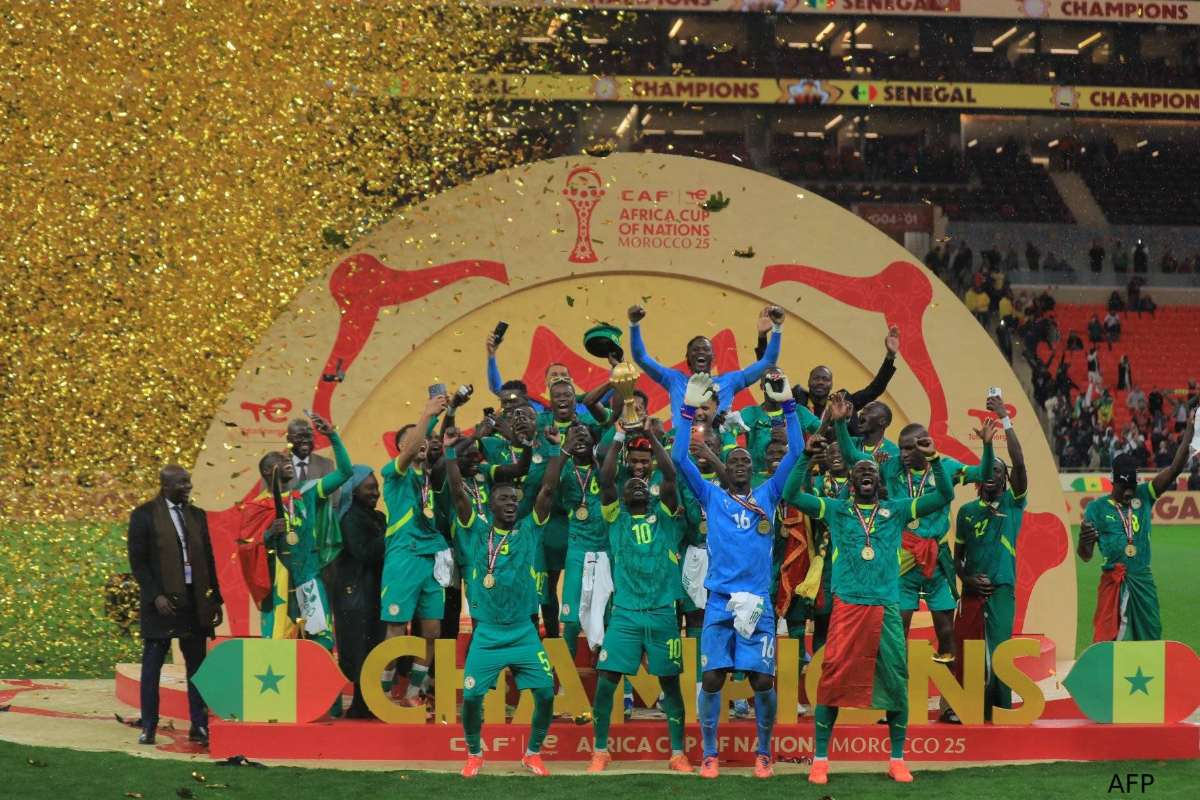 Senegal stripped trophy and morocco winner