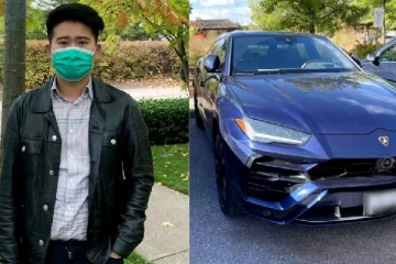 கனடாவில் சாரதியை மிரட்டி Lamborghini கார் மற்றும் பொருட்களை கொள்ளையிட்ட கும்பல்
