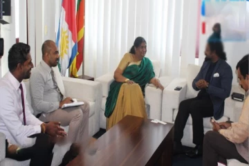 இந்திய துணை தூதுவர் வட மாகாண ஆளுநருடன் சந்திப்பு