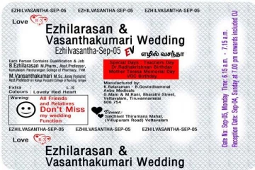 அப்போ இது மாத்திரை அட்டை இல்லையா? : இணையத்தில் வைரலாகும் திருமண அழைப்பிதழ்