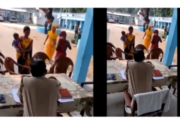 புகார் கொடுக்க வந்த தலித் பெண்ணை படு கேவலமாக அவமானப்படுத்திய காவலர்...! - வைரலாகும் வீடியோ