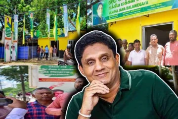 தமிழர் பிரதேசத்தில் சஜித்தின் ஆதரவாளர்கள் கொண்டாட்டம்