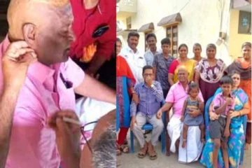 மனைவியை இழந்த 73 வயது தந்தையின் ஆசை! மொட்டையடித்து காது குத்தி நெகிழ வைத்த மகள்கள்