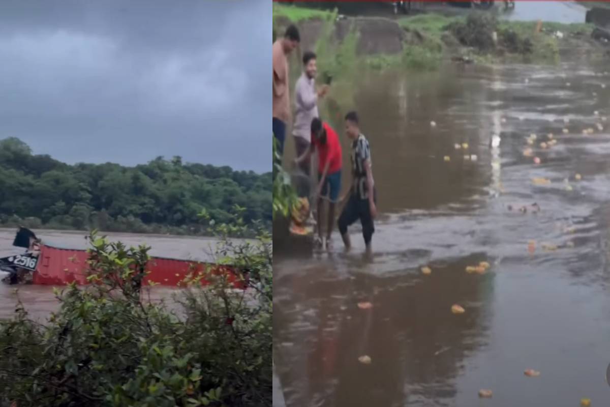 Maggi நூடுல்ஸ் ஏற்றிச் சென்ற லொறி ஆற்றில் கவிழ்ந்து விபத்து: சாரதி பலி | Maggy Lorry Falls Into Maharashtra River Maggi நூடுல்ஸ் ஏற்றிச் சென்ற லொறி ஆற்றில் கவிழ்ந்து விபத்து: சாரதி பலி | Maggy Lorry Falls Into Maharashtra River