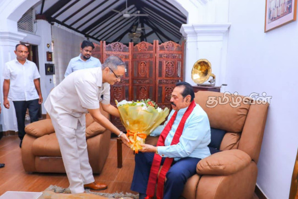 மகிந்தவைச் சந்தித்த இந்தியத் துணைத் தூதர் | Indian Deputy High Commissioner Meets Mahinda