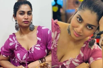 ஆயுத பூஜையின் கவர்ச்சி நடிகை ஷிவானி!! மெய்சிலிர்க்கும் ரசிகர்கள்..