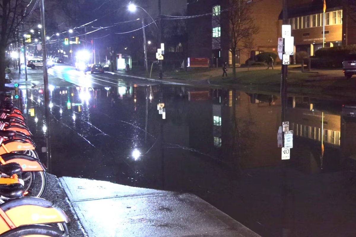 டொராண்டோவில் கனமழை: சுரங்கப்பாதை மற்றும் சாலைகளில் வெள்ளம் | Flooding Reported On Some Toronto Roads