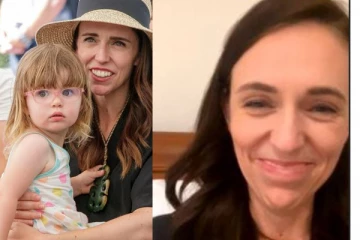 மக்களிடம் முக்கியமாக நியூசிலாந்து பெண் பிரதமர் ஜெசிந்தா நேரலையில் பேசும் போது குறுக்கிட்ட மகள்! வெளியான வீடியோ