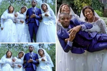 ஒரே நேரத்தில் 3 சகோதரிகளை திருமணம் செய்து கொண்ட நபர்!