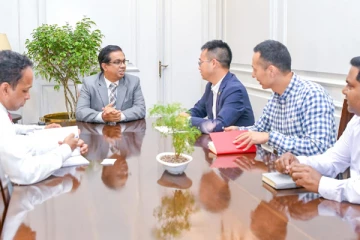 ஜனாதிபதியின் செயலாளருக்கும் கொழும்பு போர்ட் சிட்டி நிறுவனத்திற்கும் இடையில் கலந்துரையாடல்