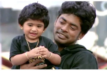 பிக் பாஸ் சாண்டியின் மகள் லாலா-வா இது! நன்றாக வளர்ந்துவிட்டாரே, யாருடன் இருக்கிறார் பாருங்க