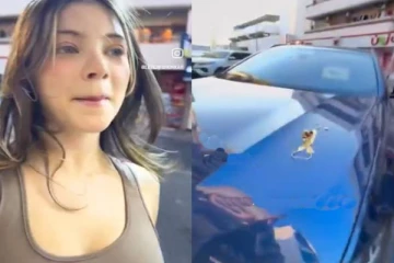 துபாயில் பாதுகாப்பை சோதனை செய்து பர்த்த பிரபல இளம்பெண்... வைரல் வீடியோ!