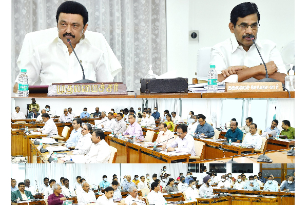 18 அரசு துறை செயலாளர்களுடன் முதலமைச்சர் மு.க.ஸ்டாலின் ஆலோசனை..! - தமிழ்நாடு