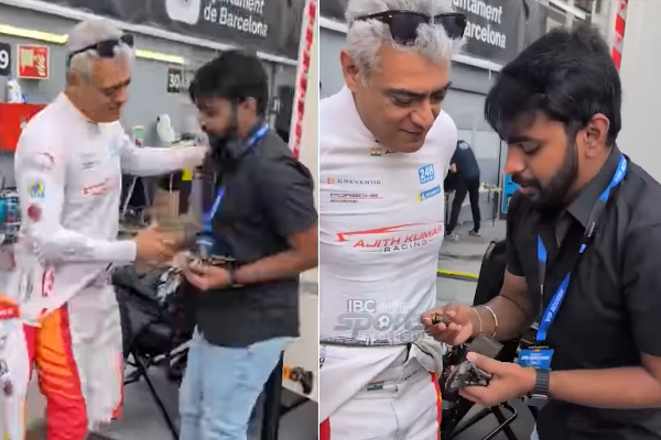 அஜித்தை நேரில் பார்த்ததும் பதற்றத்துடன் கண்கலங்கிய ரசிகர்.. அஜித் என்ன செய்தார் பாருங்க | Ajith Meet His Hardcore Fan Video Goes Viral