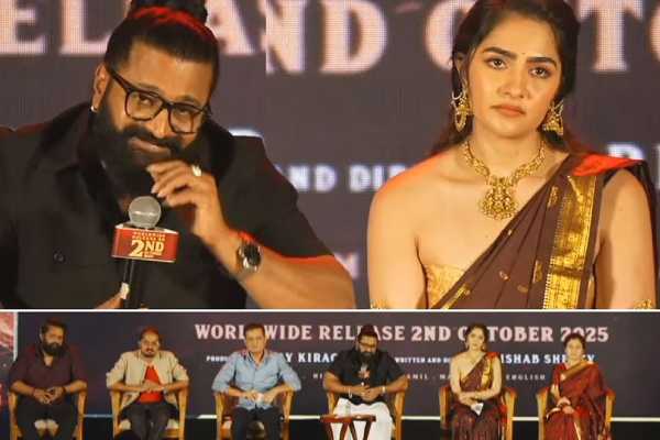 காந்தாரா படம் பார்க்க அசைவம் சாப்பிட்டு வரக்கூடாதா!! விளக்கமளித்த நடிகர் ரிஷப் ஷெட்டி.. | Rishab Shetty Spokes About Kantara Fake Poster