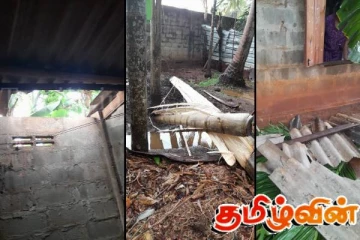 யாழில் மின்னல் தாக்கத்தினால் ஒரு வீடு சேதம்!