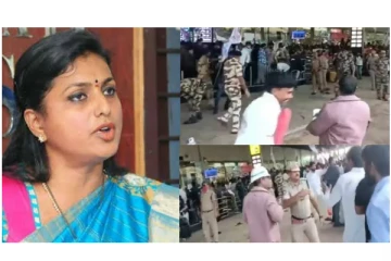 அமைச்சர் ரோஜா கார் மீது தாக்குதல்... உதவியாளர் மண்டை உடைந்தது... - ஆந்திராவில் பரபரப்பு...!