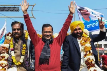 5 மாநில தேர்தல் 2022 - காங்கிரஸ் கட்சியை வீழ்த்தி ஆட்சியை பிடிக்கிறது ஆம் ஆத்மி கட்சி?