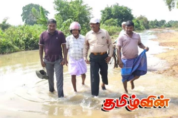 நெருக்கடியில் தண்ணிமுறிப்பு விவசாயிகள் - நேரில் சென்று ஆராய்ந்த ரவிகரன் எம்.பி