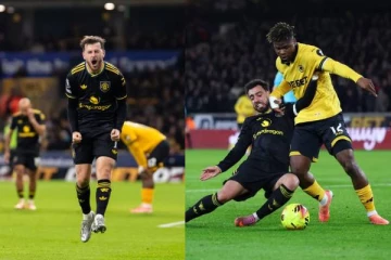 பறந்து வந்த பந்தை தரையில் படாமல்..கோலாக மாற்றிய வீரர்