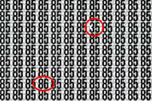 Optical illusion: கண்களை மாயமாக்கும் இந்த படத்தில் “86” மற்றும் “35” எங்கே உள்ளது? | Optical Illusion Can Find 86 And 35 In 6 Sec
