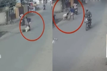 8 மாத கர்ப்பிணி பெண்ணை சாலையில் தரதரவென இழுத்து சென்ற கொடூரன்! நடந்தது என்ன? பதறவைக்கும் சிசிடிவி புகைப்படம்