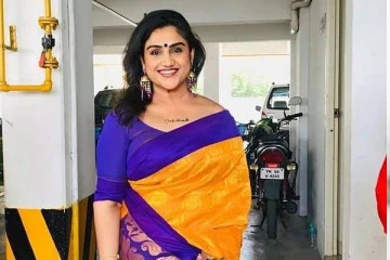 கழுத்தில் தாலியுடன் சேலையில் மிக அழகாக வனிதா! அவரே வெளியிட்ட புகைப்படம்