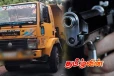 கிளிநொச்சியில் கனரக வாகனத்தின் மீது பொலிஸாரால் துப்பாக்கிச் சூடு!