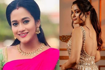 தங்க நிற உடையில் ஜொலிக்கும் முல்லை! வெளியான அழகான புகைப்படங்கள்