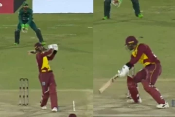 முதல் பந்தில் சிக்ஸர் அடித்த வீரரை அடுத்த பந்திலே போல்டாக்கிய மிரட்டிய பாகிஸ்தான் வீரர்! வைரலாகும் வீடியோ