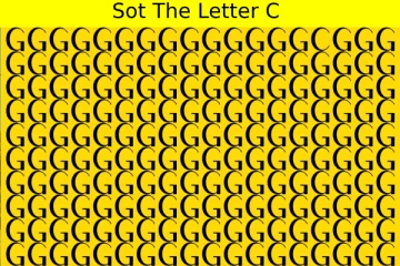 Optical illusion: கவனிப்புத் திறன் சோதனை- G-க்கு இடையில் C எங்கே உள்ளது?