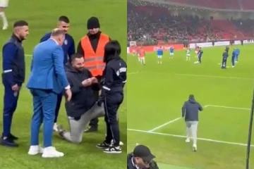 காதலை வெளிப்படுத்த நாடகமாடிய காதலன்: பதறிப்போன காதலி! வைரலாகும் வீடியோ காட்சி