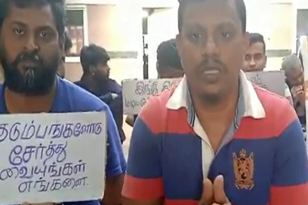 கனடா செல்ல முயன்று இந்தியாவில் உண்ணாவிரதம் இருக்கும் இலங்கையர்கள் | Sri Lankans Strike India Trying To Get To Canada