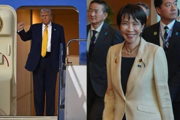 டோக்கியோவில் தரையிறங்கிய ட்ரம்ப்.,அவருக்கு புதிய பிரதமர் தரப்போகும் பரிசு இதுதானா?