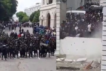 ஜனாதிபதி மாளிகை அருகே இராணுவத்தினர் நடத்திய துப்பாக்கிச்சூடு!