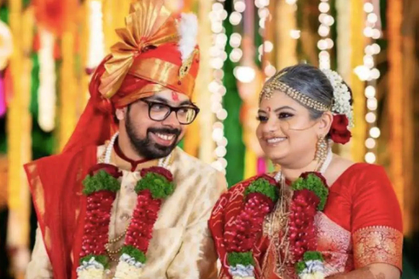 லட்சக்கணக்கில் குவியும் லைக்ஸ்! இளநரையுடன் திருமணம் செய்து கொண்ட பிரபல நடிகரின் மகள் | Cinema Actor Dilip Joshi Daughters Marriage Photos